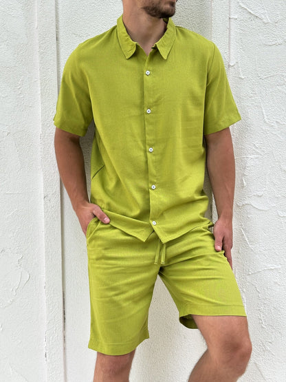 Laneni Letnji Muški Set - Fortis
