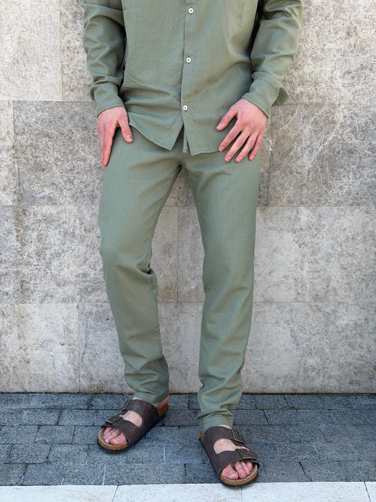 Muške lanene pantalone - Fortis
