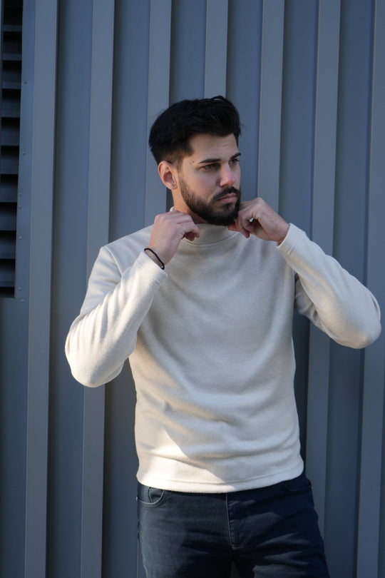 Muški džemper sa polurol - kragnom - Fortis