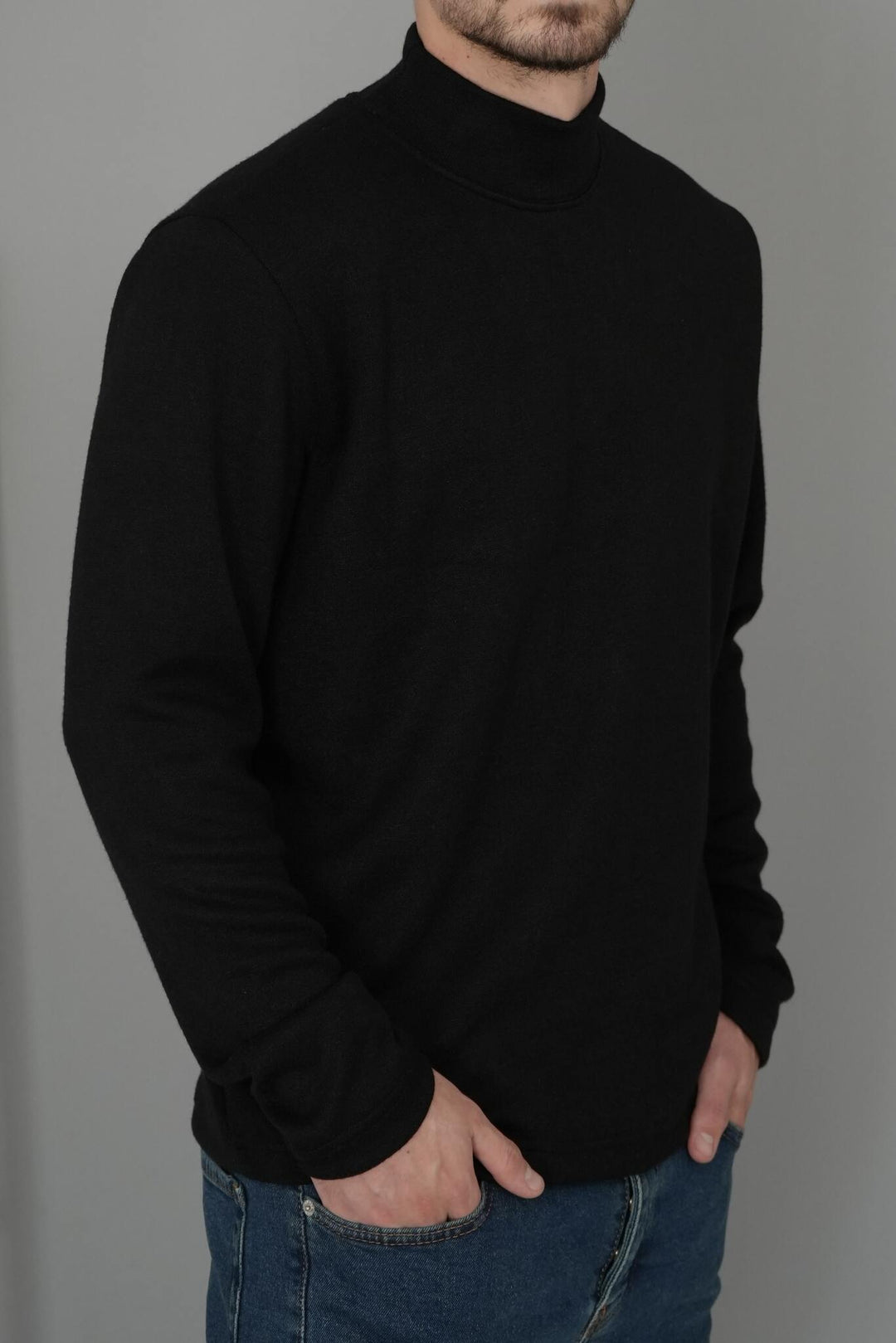 Muški džemper sa polurol - kragnom - Fortis