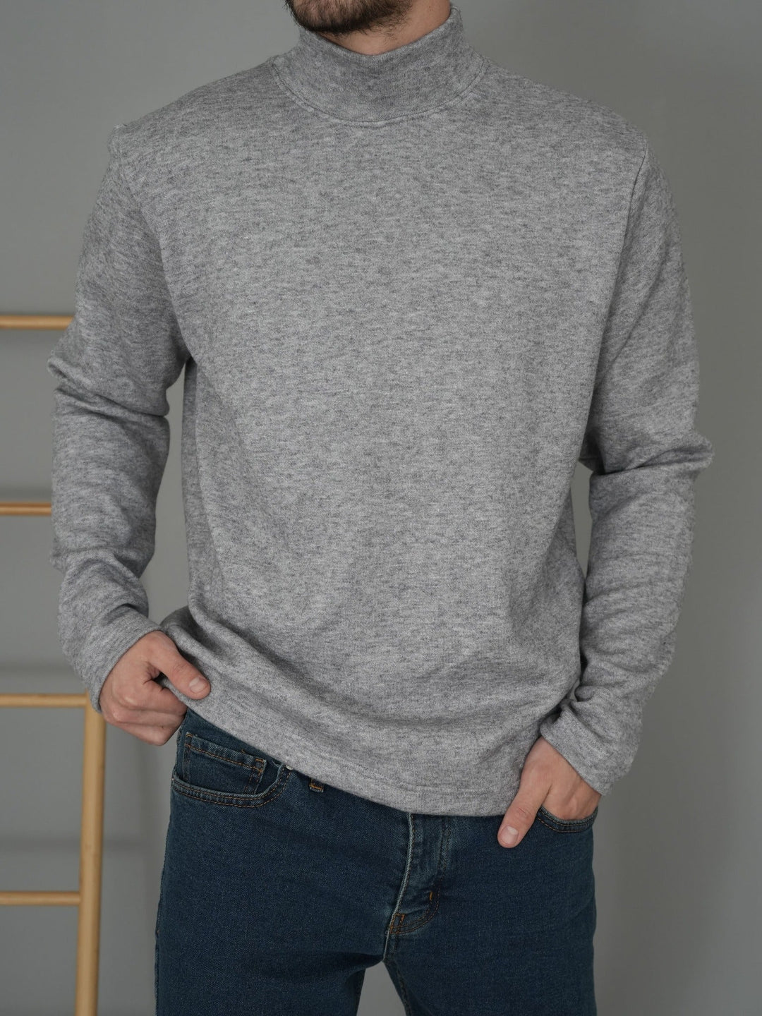 Muški džemper sa polurol - kragnom - Fortis