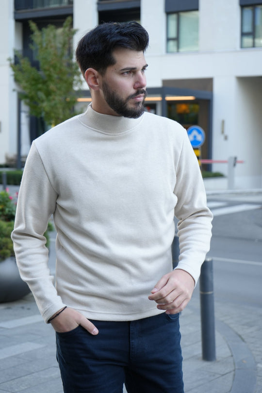 Muški džemper sa polurol - kragnom - Fortis