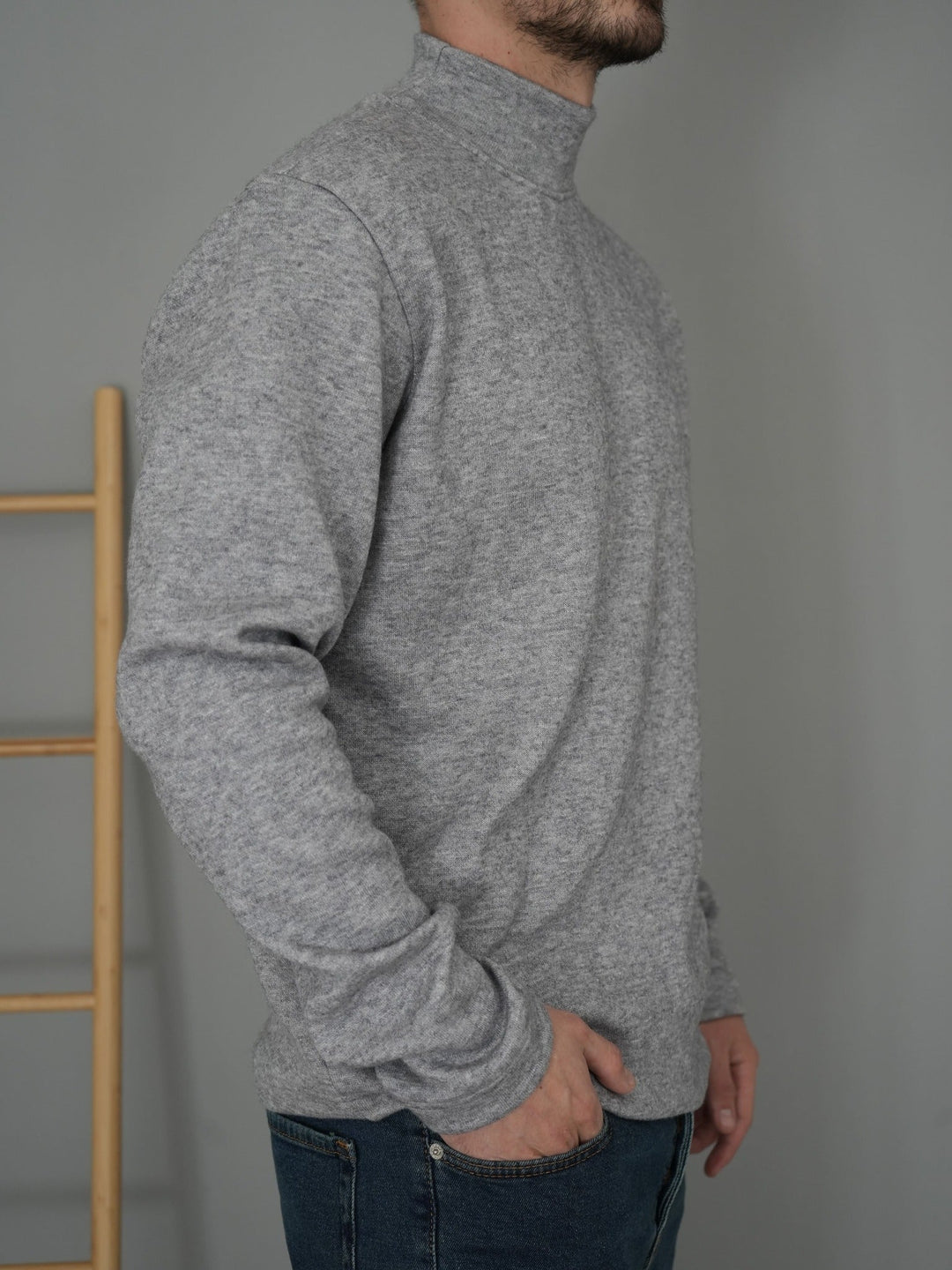 Muški džemper sa polurol - kragnom - Fortis