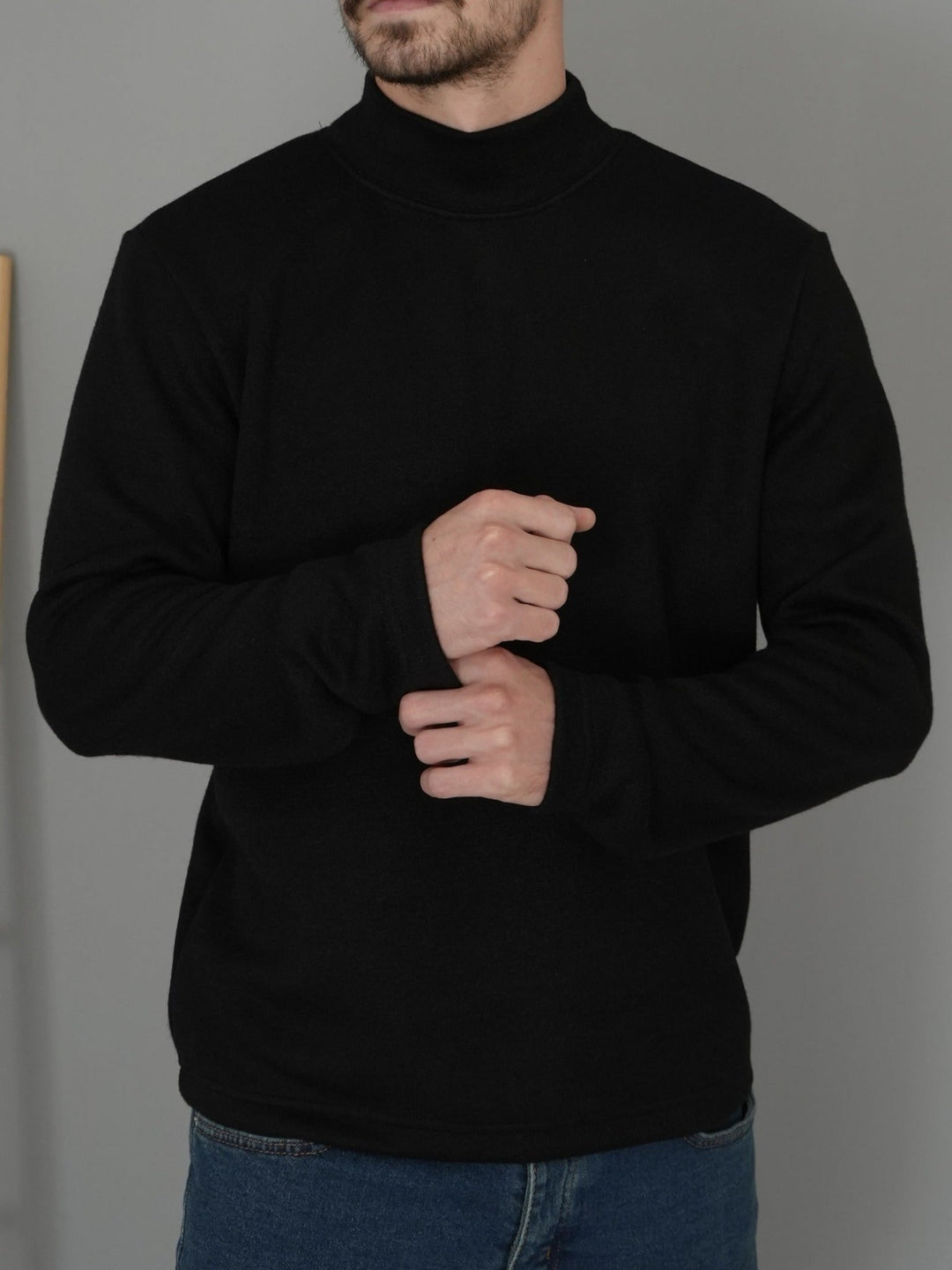 Muški džemper sa polurol - kragnom - Fortis