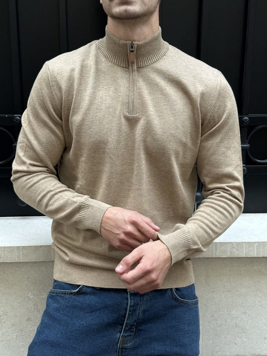 Muški džemper sa zip kragnom - Fortis