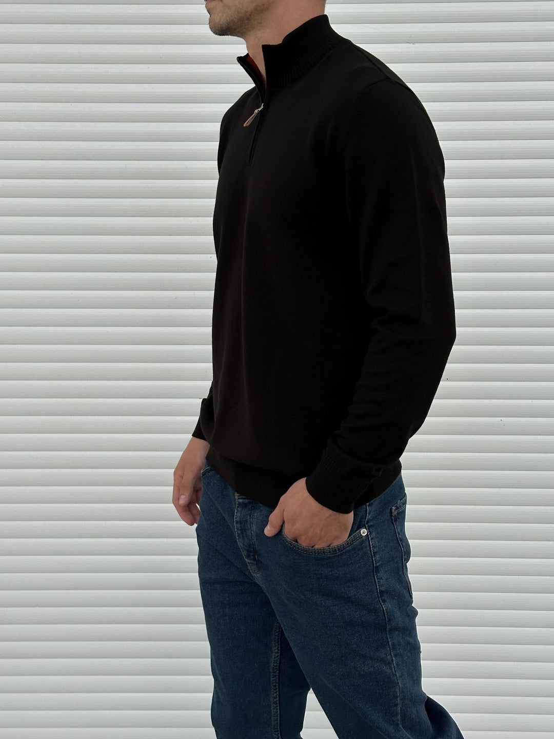 Muški džemper sa zip kragnom - Fortis