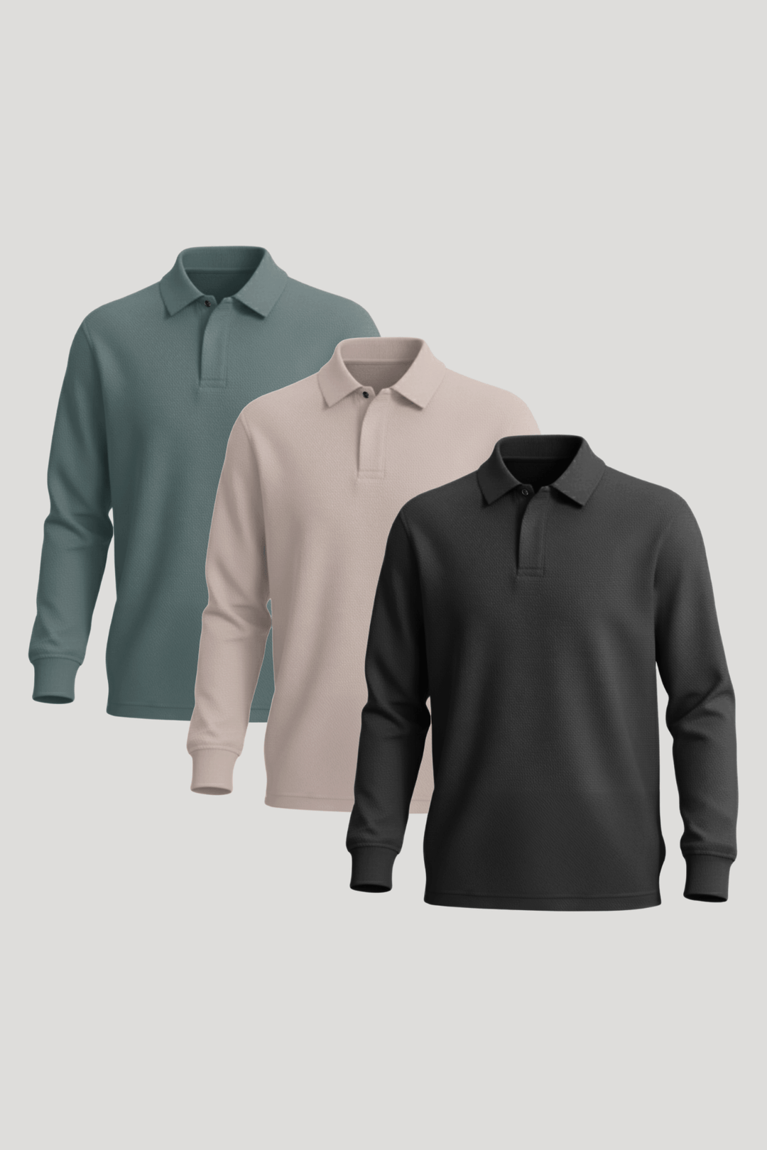 Paket od 3 Explorer duksa (Zeleni • Svetlo bež • Crni) - Fortis