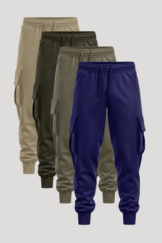 Paket od 4 Smart Cargo džeparice (Teget • Krrem • Bež • Trava zelene) - Fortis