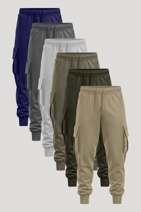 Paket od 6 Smart Cargo džeparica (Teget • Krrem • Bež • Trava zelene • Svetlo sive • Tamno sive) ) - Fortis